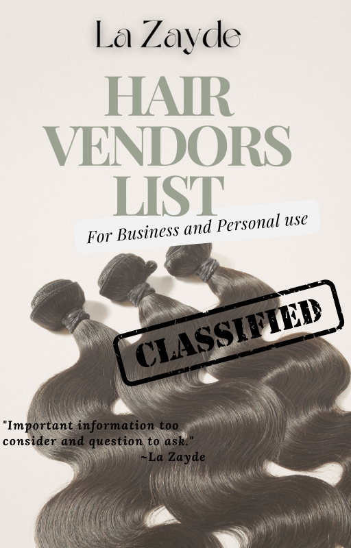 Hair Vendor Ebook